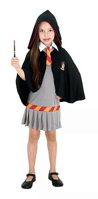 Fantasia Hermione Harry Potter Infantil - Tamanho P