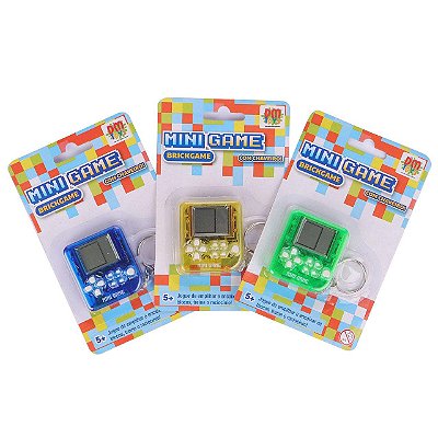 Mini Game e Chaveiro Brickgame E21 Color - 1 Unidade