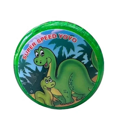 Ioiô de Plástico 5cm Color Dino - 1 Unidade