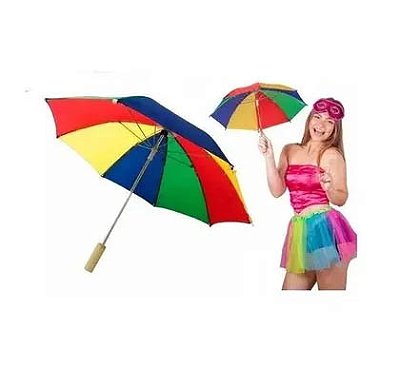 Guarda Chuva Frevo Mini Sombrinha - 1 Unidade