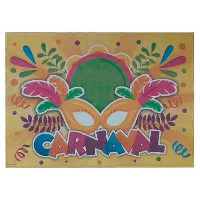 Painel TNT Decorativo Carnaval Folia 1,40x1,03m
