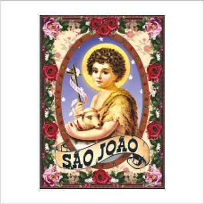 Painel Cartonado Para Decoração De Festa Junina São João - 64x47 cm