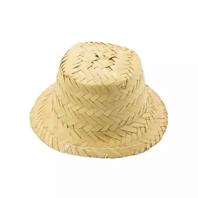 Chapéu De Palha Boneca Festa Junina - 12x6cm - 1 Unidade