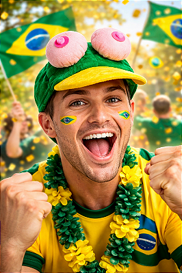 Chapéu do Brasil Olhos Esbugalhados 28cm