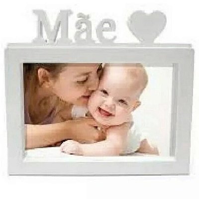 Porta Retrato Dia Das Mães 15x20cm - Branco
