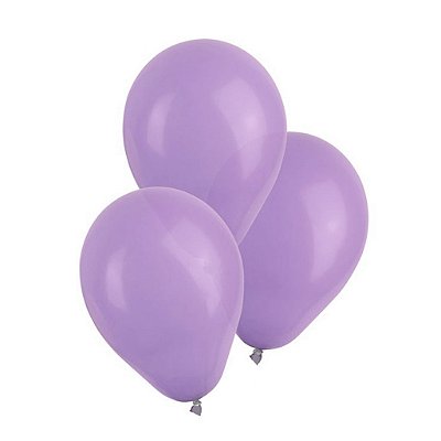 Balão Bexiga Lilás Candy - Tamanho 5 Polegadas (13cm) - 50 Unidades