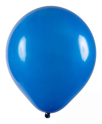Balão Bexiga Azul - Tamanho 5 Polegadas (13cm) - 50 unidades