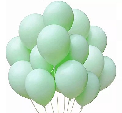 Balão Bexiga Verde Candy - Tamanho 5 Polegadas (13cm) - 50 Unidades