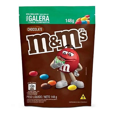 Confeito M&Ms Chocolate ao Leite 148g