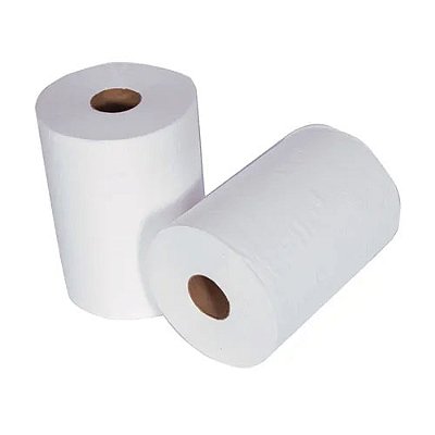 Papel Toalha Branca Com 2 Unidades (Cada Folha Possui 19cm x 22cm)