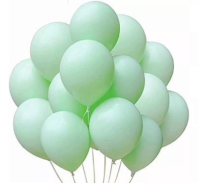 Balão Candy Verde - Tamanho 9 Polegadas (23cm) - 50 unidades