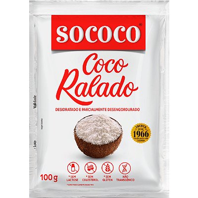 Coco Ralado Desidratado - 100g