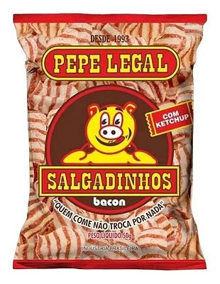 Salgadinho Sabor Bacon 80g - Pepe Legal