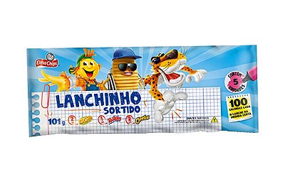 Kit Lanchinho Elma Chips Salgadinho Sortido 98G - 5 Unidades