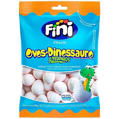 Chiclete Ovo de Dinossauro 80g - Fini