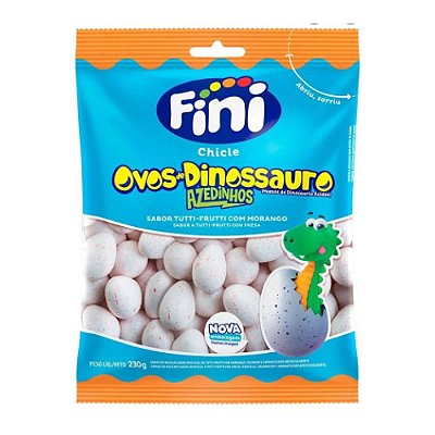 Chiclete Ovo de Dinossauro Azedinhos 230g - Fini