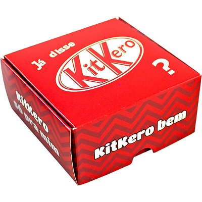 Caixa Practice p/ 4 Doces - KitKero 4x8x8cm - 1 Unidade
