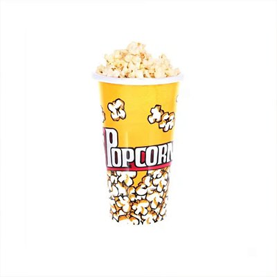 Copo Plástico Fest Pipoca Popcorn 400ml - 11x17cm