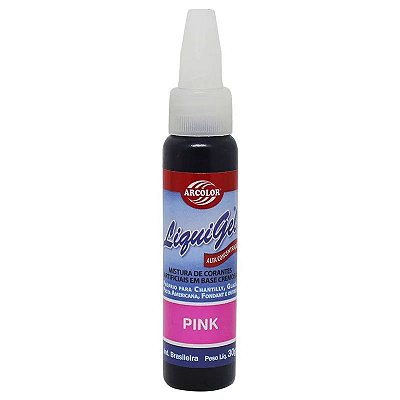 Corante Liquidgel Pink 30g Arcolor
