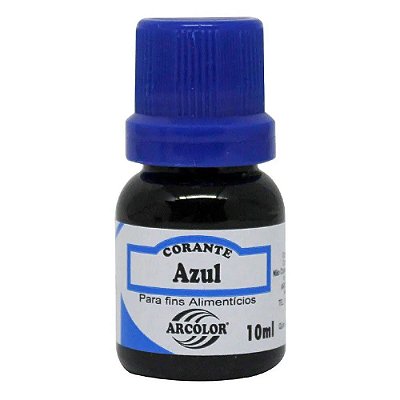 Corante Alimentício Líquido Azul 10ml Arcolor