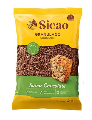 Granulado Sabor Chocolate Crocante 1,01 kg Sicao