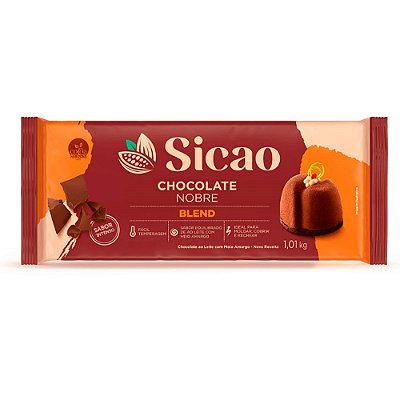 Chocolate Nobre Blend Barra 1,01 Kg - SICAO