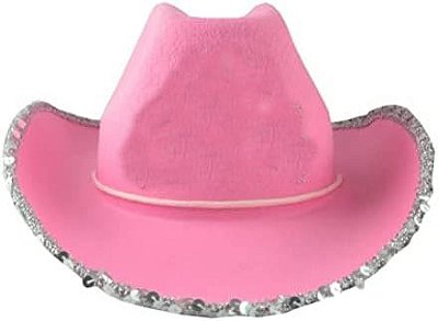 Chapéu Cowboy Country Cor de Rosa