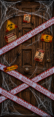 Faixa Decorativa Halloween Keep Out – 50 Metros