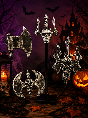 Acessório Medieval de Plástico Halloween 60cm - Modelos Sortidos - 1 Unidade