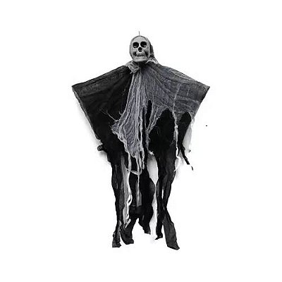 Enfeite Caveira Halloween Para Pendurar 80cm