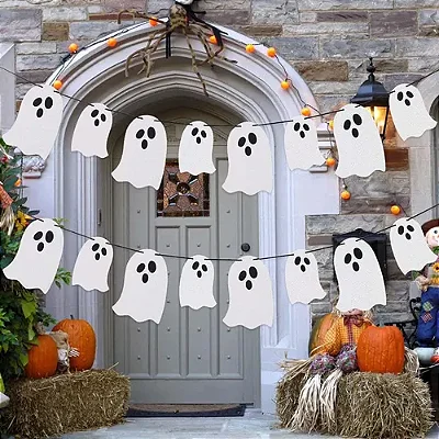 Faixa Decorativa Halloween Fantasminha - 1,45M - 1 Unidade