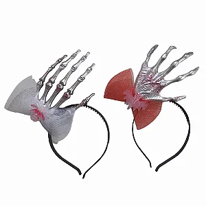 Tiara Mão Vampiro Morto Halloween – Terror com Estilo! - 1 Unidade