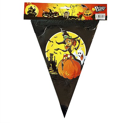 Bandeirola de Halloween Decorativa - 2 Metros