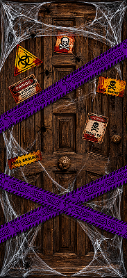 Faixa Decorativa Halloween - Area Zumbi - 6 Metros