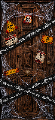 Faixa Decorativa Halloween Assombrado - 6 Metros