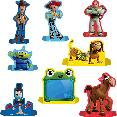 Decoração de Mesa Cenário Festa Toy Story - 8 Unidades