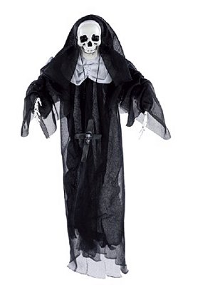 Caveira Freira Naomi com Capuz 48cm