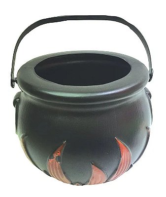 Cesta Caldeirão Decorativa Halloween 17 x 13cm