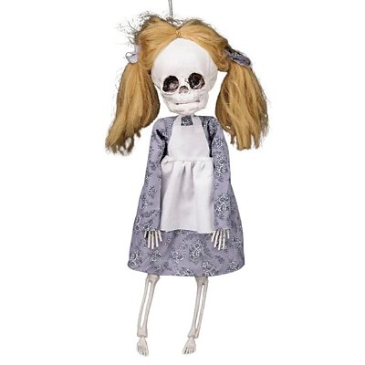 Boneca Esqueleto Halloween 44cm