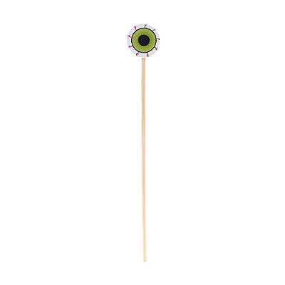 Pick Decorativo de Halloween - Olhos - 12cm - 12 unidades
