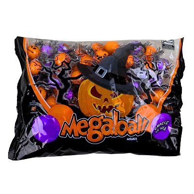 Chiclete Megaball Halloween Morango 440g