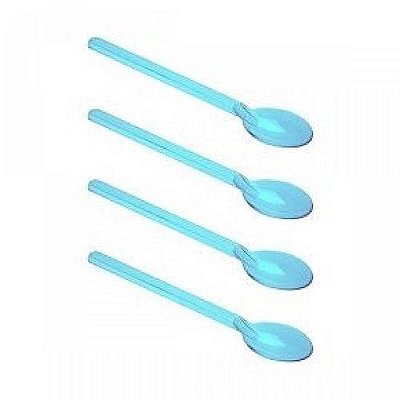 Colherzinhas para doces Azul Claro - 100 Unidades