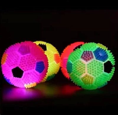 Bolinha Anti Stress Bola Relaxante Espremer Squish Luz
