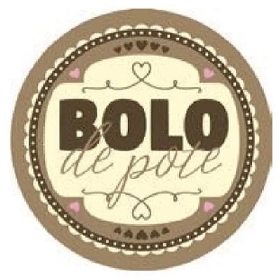 Adesivo Bolo De Pote - 20 Unidades