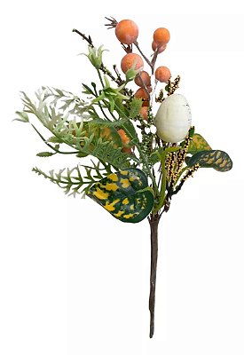 Galho Decorativo com Ovos de Páscoa - 25cm - 1 Unidade