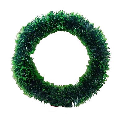 Guirlanda de Natal Festão Verde 30cm