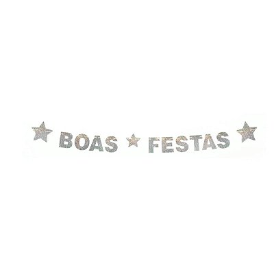 Faixa Decorativa Boas Festas Regina - 1 Unidade