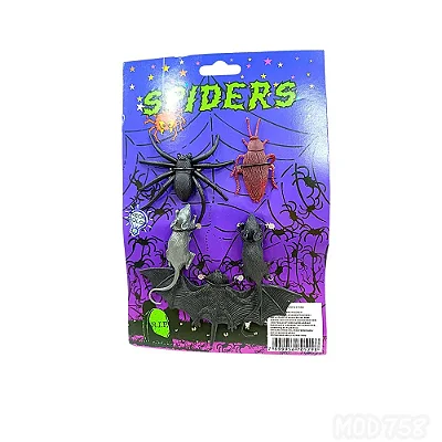 Kit Enfeite Halloween com 5 Peças – Decoração para Festas Temáticas