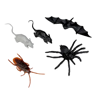 Kit Enfeite Halloween com 5 Peças – Decoração para Festas Temáticas 👻🕸️