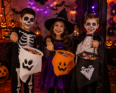 Pega-Doces Retrátil Halloween – Cores Sortidas - 1 Unidade
